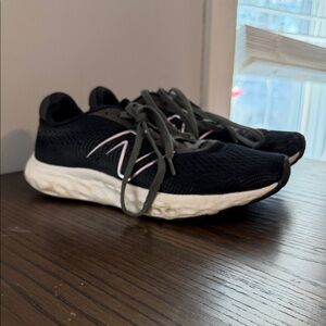 New Balance Black Sneakers with White Accents